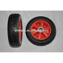 2.50-4 8 pouces centre en acier Solid PU Foam Wheel